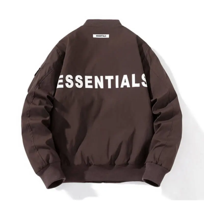 Brown Essentials Half Zip Track Jackets