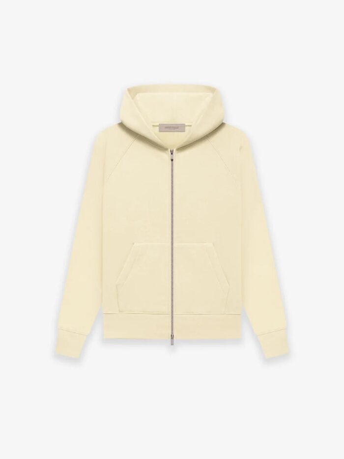 Essentials Fw22 Kids Fullzip Hoodies Canary