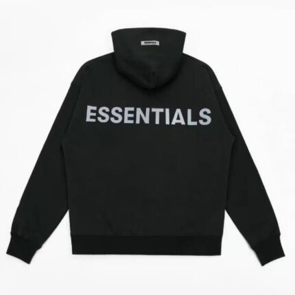 Essentials Reflective Letter Hoodies